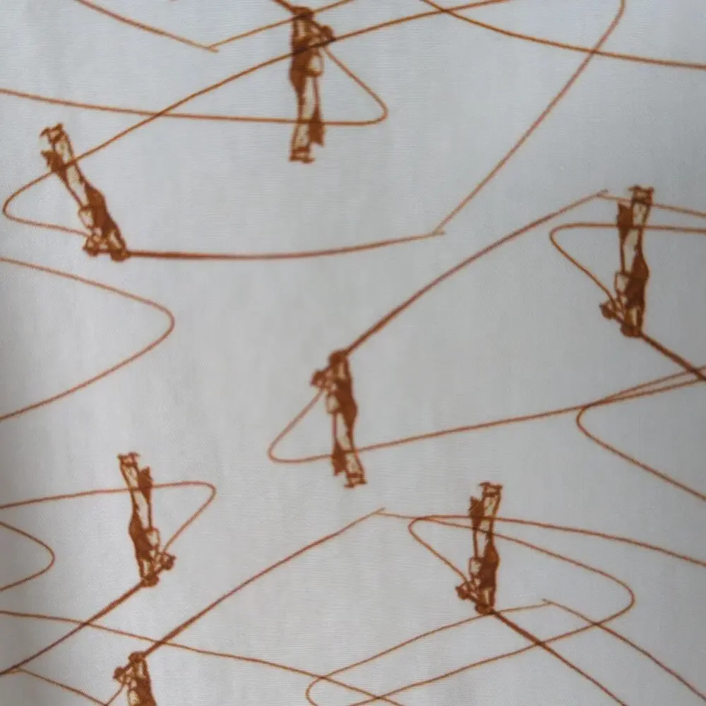 Billy Reid Shirt Mens XXL White All Over Print Standard Cotton Short Sleeve - Picture 6 of 7